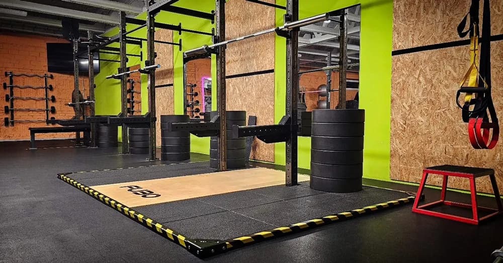 Silová zóna fitness centra My Family Gym Hluboká nad Vltavou